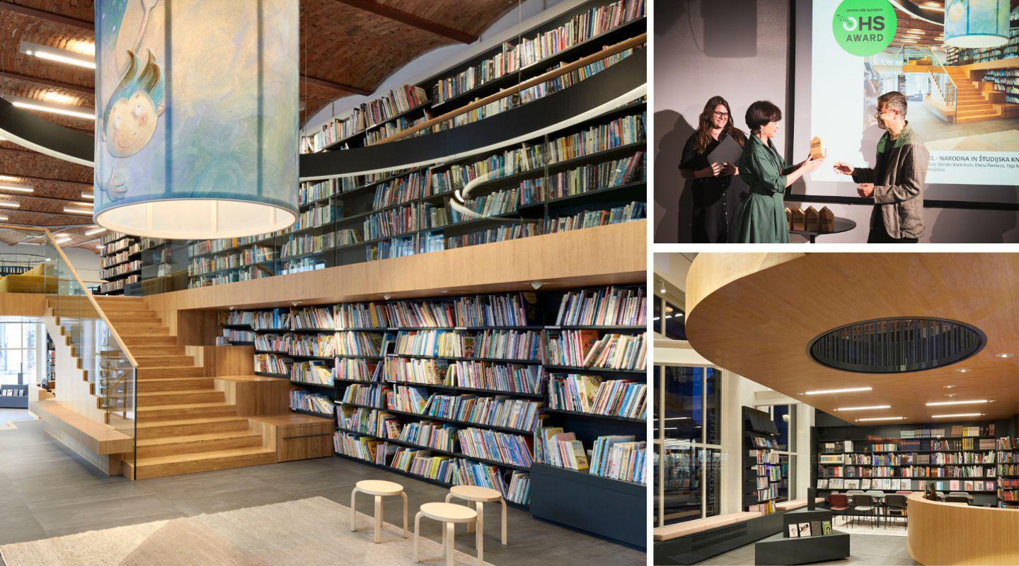 Immagine per Gorizia, il design della biblioteca Feigel trionfa in Slovenia